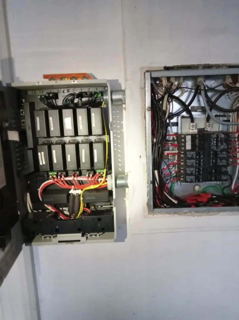 Electrical panel upgrade completed for Indoor Lighting Installation in Frederick